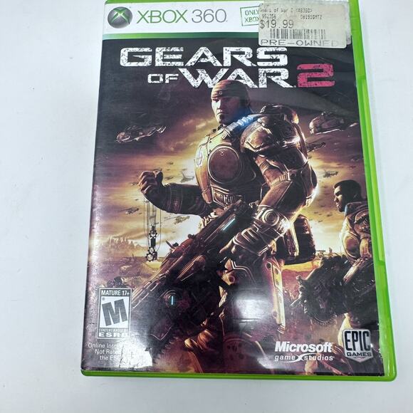 Gears of War 2 - Microsoft Xbox 360 Tested Working No Manual - Picture 1 of 5